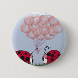 Kommer du att vara min ladybug-illustration? knapp