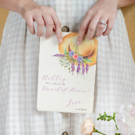 Kommer du att vara min maid of honor boho frieri? inbjudningar