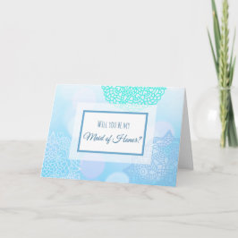 Kommer du att vara min Maid of honor Frieri? Kort