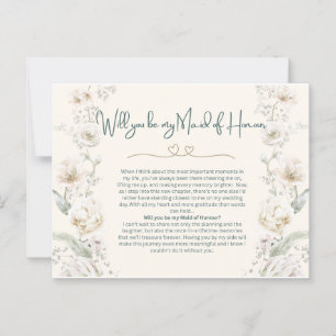 Kommer du att vara min Maid of honor?   Frieri Vykort