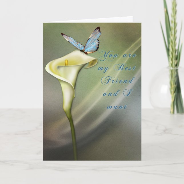 Kommer du att vara min Maid of honor? Inbjudan (Framsida)