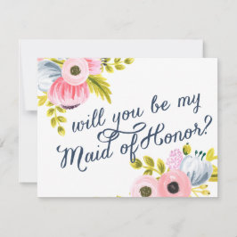 KOMMER DU ATT VARA MIN MAID OF HONOR? INBJUDNINGAR