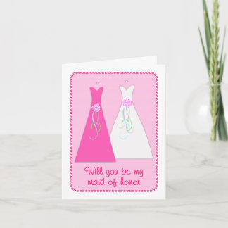 Kommer du att vara min Maid of honor? Kort