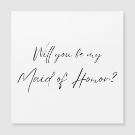 Kommer du att vara min Maid of honor? MOH-Frieri