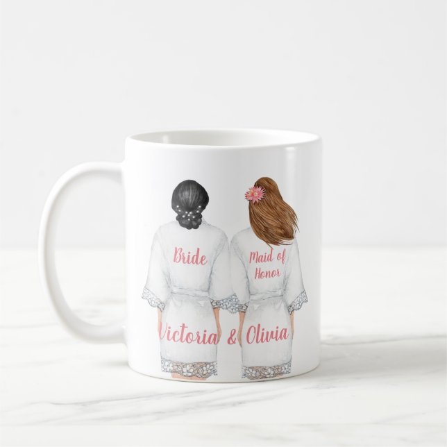 Kommer du att vara min Maid of honor Mugg (Vänster)