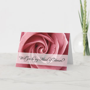 Kommer du att vara min maid of honor? : RO Inbjudan