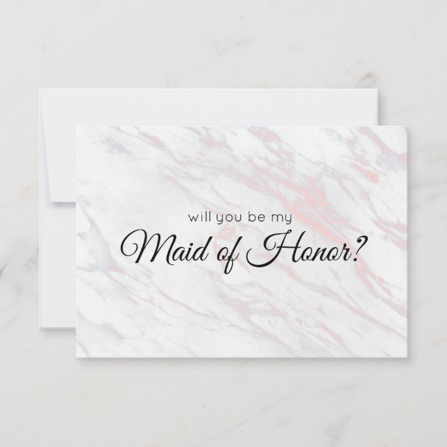 Kommer du att vara min Maid of honor Rosa och Gråt (Framsida)