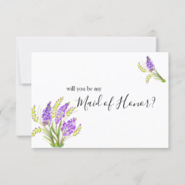 Kommer du att vara min Maid of honor-vattenfärgsla