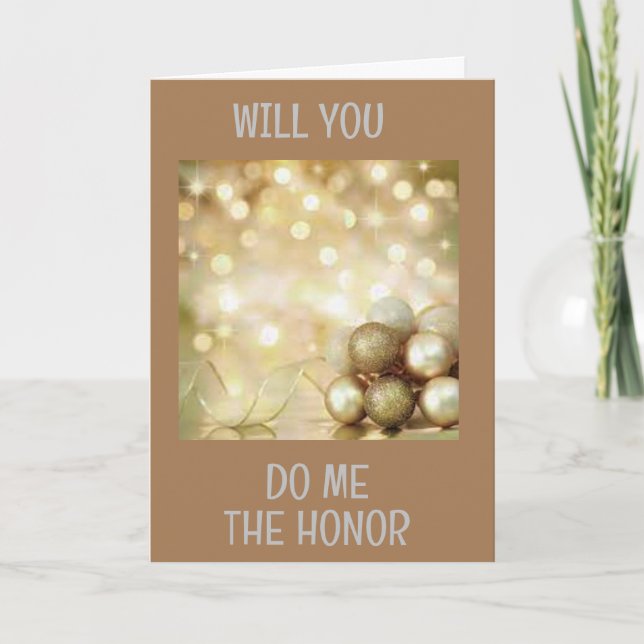 **KOMMER DU ATT VARA MIN PARTNER FÖR LIVET** FRIER HELGKORT (Framsida)