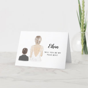 Kommer du att vara min sidobjekt Frieri ett mappat Kort