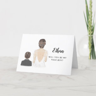 Kommer du att vara min sidobjekt Frieri ett mappat Kort