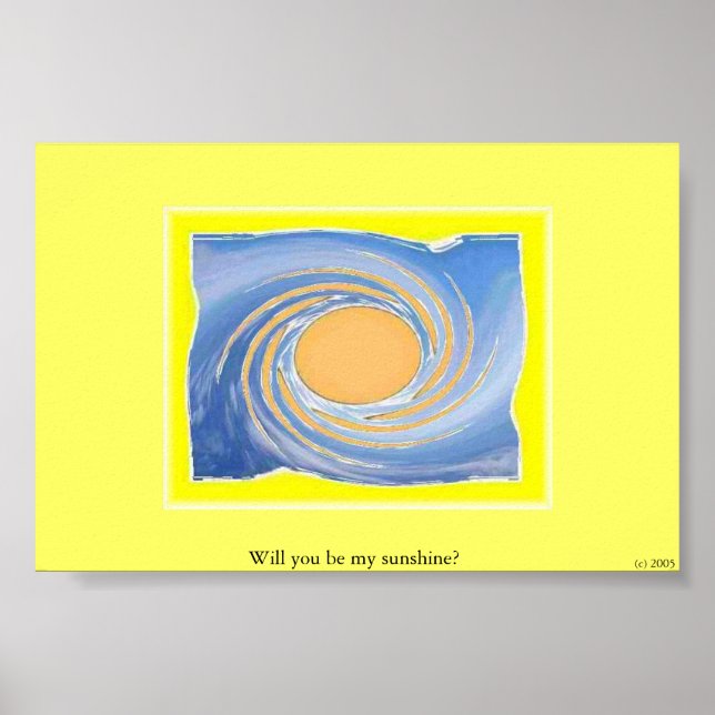 Kommer du att vara min solsken? poster (Framsidan)