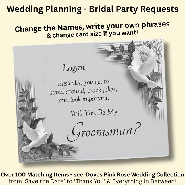 Kommer Du Att Vara Min Trosskarl? Grå Rosor & Duvo (Skapare uppladdad)