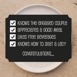 Kommer Du Att Vara Min Usher Frågor för Dig Inbjudningar