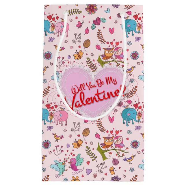 Kommer du att vara min Valentine? Cute Animals i K (Framsidan)