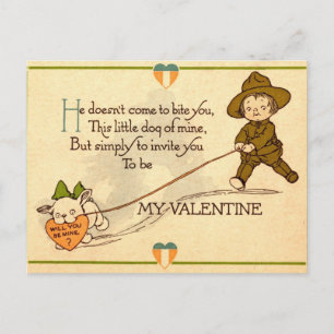 Kommer du att vara min Valentine? Postkort Helg Vykort