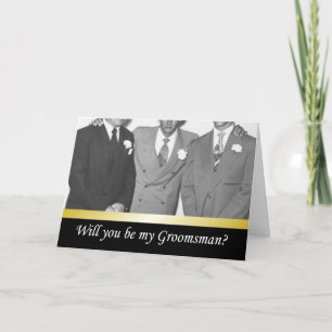 Kommer du att vara mina Marskalkar? - FUNNY Inbjudan