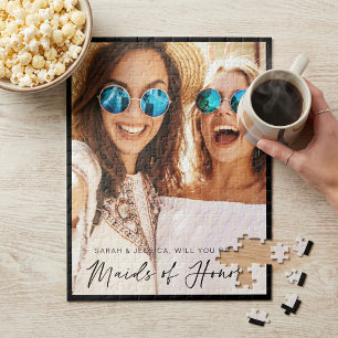 Kommer du att vara mitt Maid of honor? Trendig-skr Pussel