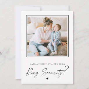 Kommer du att vara mitt Ring-Frieri fotokort?