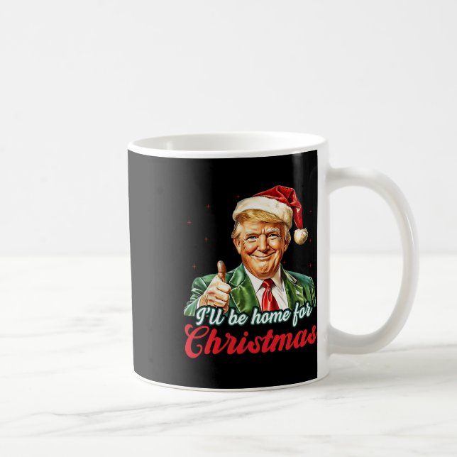 Kommer du hem till julklappen, Julafton Pajamas? Kaffemugg (Höger)