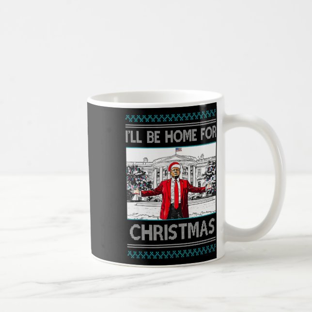 Kommer du hem till jultomten Julafton P Kaffemugg (Höger)