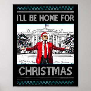 Kommer du hem till jultomten Julafton P Poster
