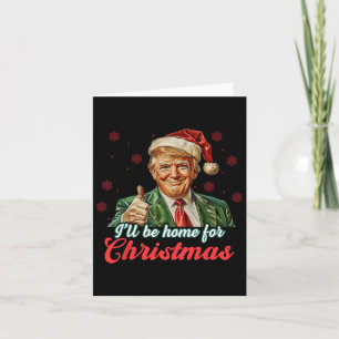 Kommer du hem till jultomten Jultomten Trump Kort