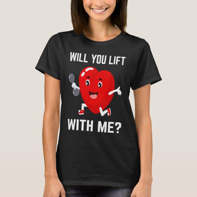Kommer du Hiss Gym Couple Bodybuilding Workout Pow T Shirt (Framsida)