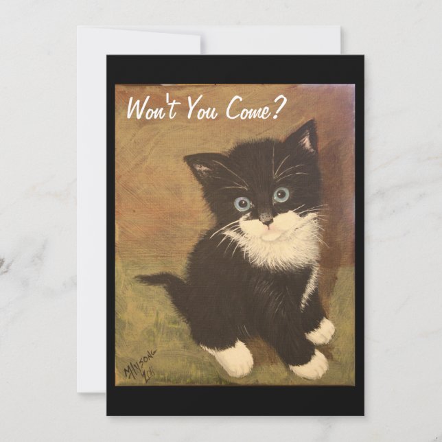 Kommer du inte att bli Kom? Inbjudningar (Framsida)