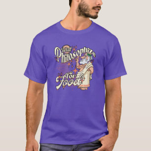 Kommer filosofera för mat Filosof Filosofi r T Shirt