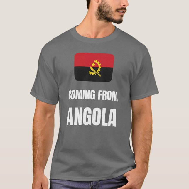 Kommer från Angola T Shirt (Framsida)