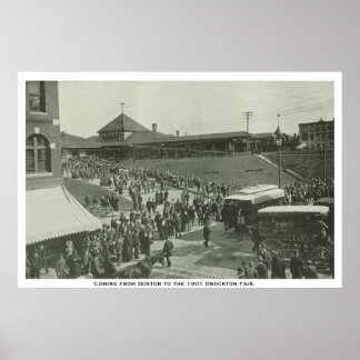 Kommer från Boston till brockton fair. Poster