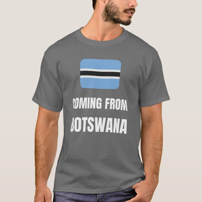 Kommer från Botswana T Shirt (Framsida)