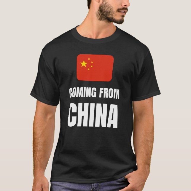Kommer från China T Shirt (Framsida)