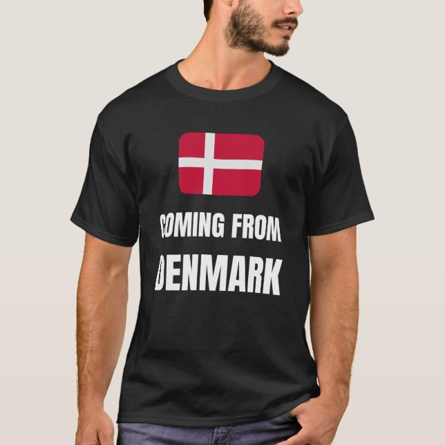 Kommer från Danmark T Shirt (Framsida)