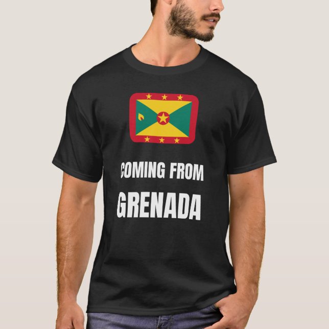 Kommer från Grenada T Shirt (Framsida)