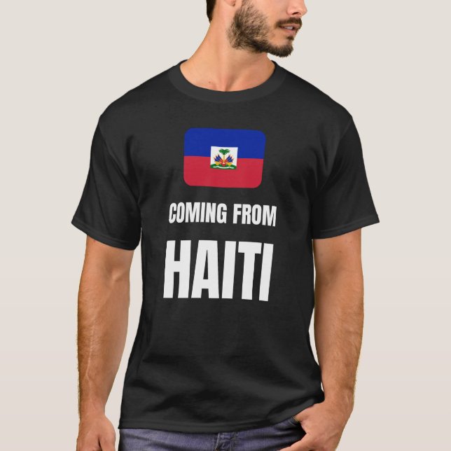 Kommer från Haiti T Shirt (Framsida)