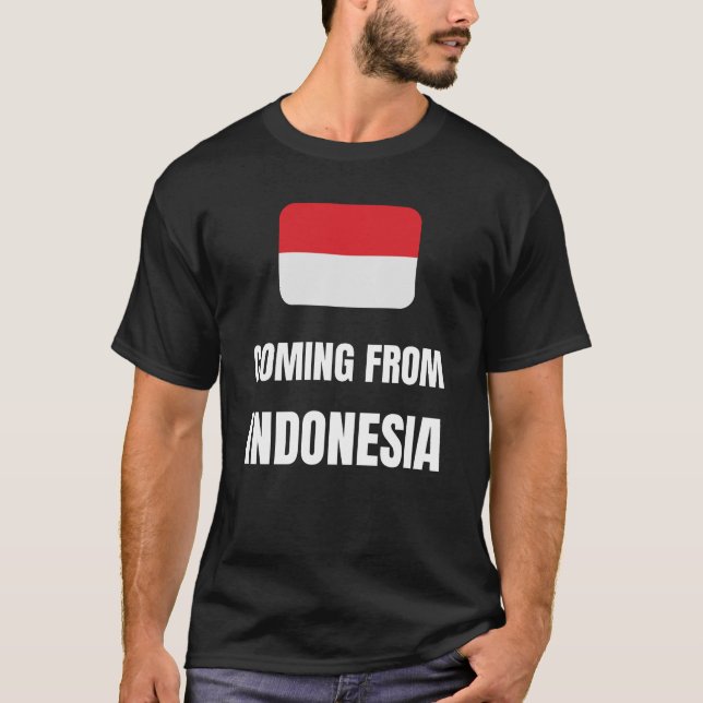 Kommer från Indonesien T Shirt (Framsida)