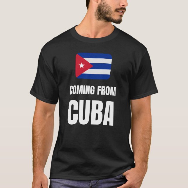 Kommer från Kuba T Shirt (Framsida)