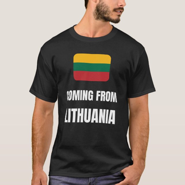 Kommer från Litauen T Shirt (Framsida)