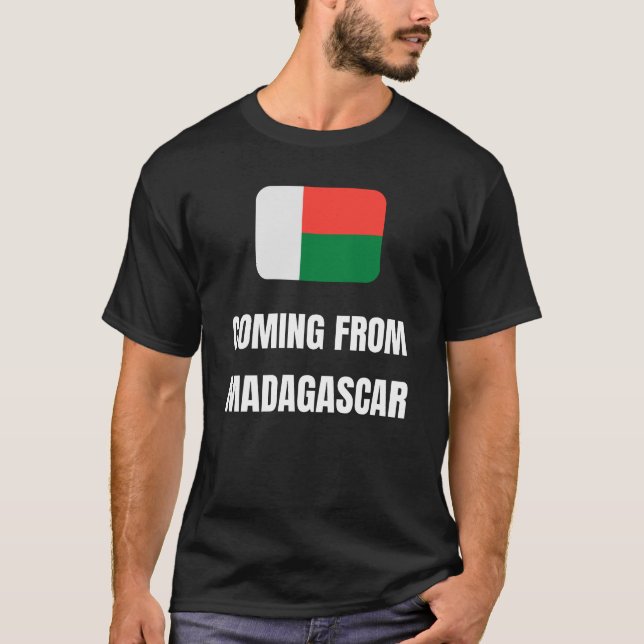 Kommer från Madagaskar T Shirt (Framsida)