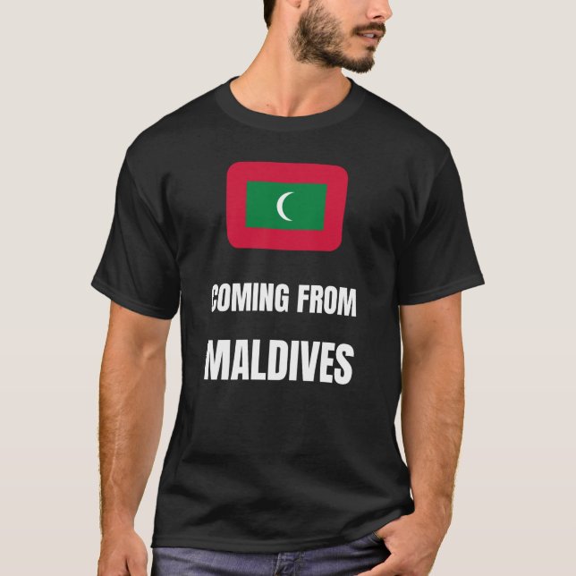 Kommer från Maldiverna T Shirt (Framsida)
