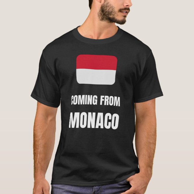 Kommer från Monaco T Shirt (Framsida)
