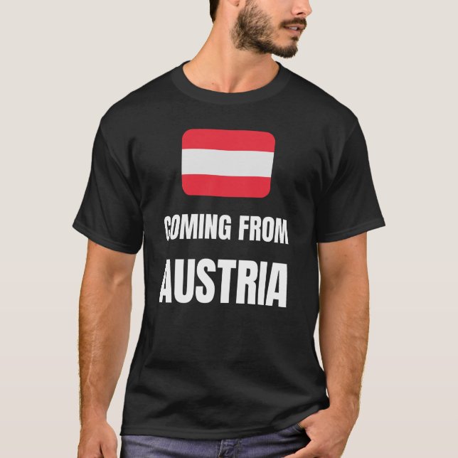 Kommer från Österrike T Shirt (Framsida)