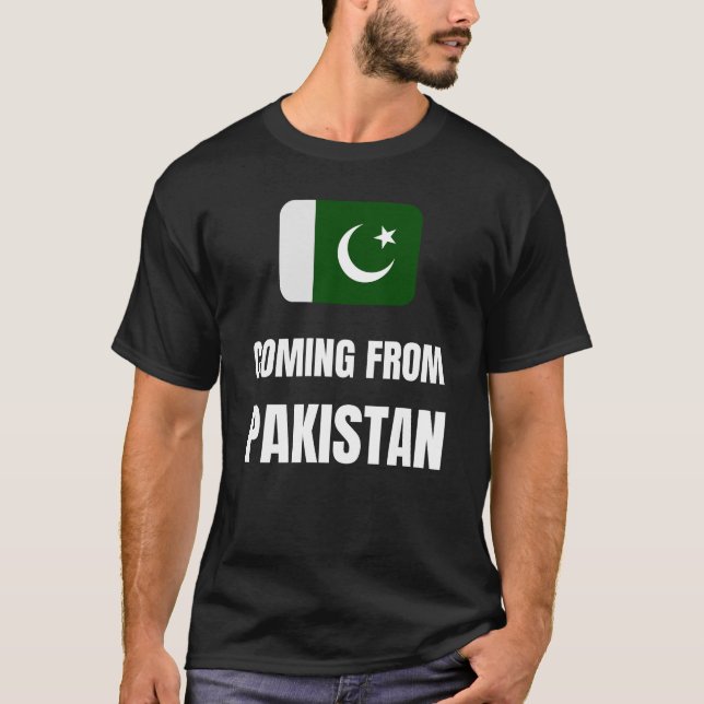 Kommer från Pakistan T Shirt (Framsida)