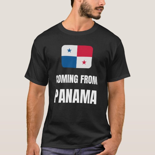 Kommer från Panama T Shirt (Framsida)