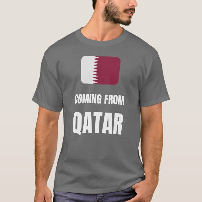 Kommer från Qatar T Shirt (Framsida)
