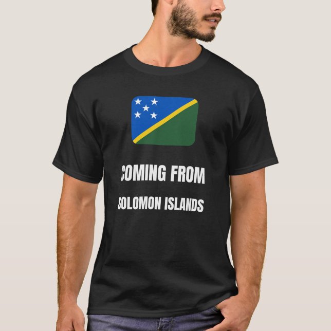 Kommer från Salomonöarna T Shirt (Framsida)