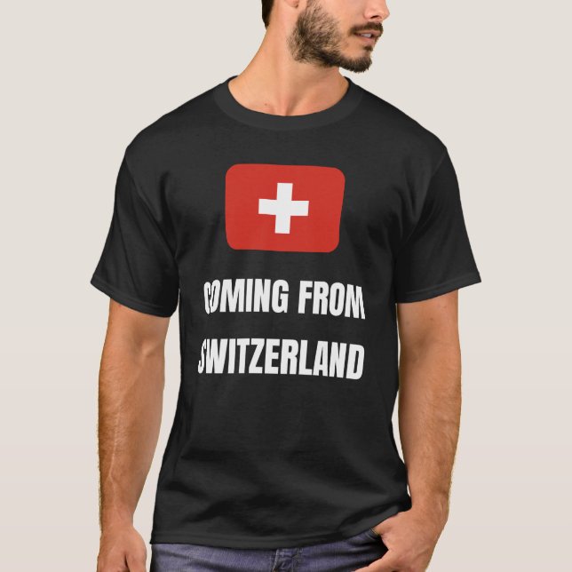 Kommer från Schweiz T Shirt (Framsida)