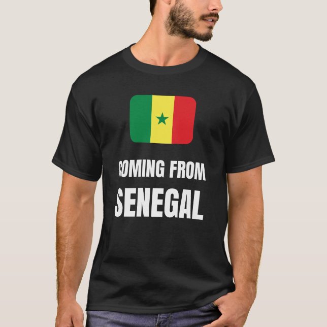 Kommer från Senegal T Shirt (Framsida)
